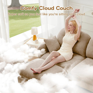 Loveseat Cloud Sectional Couches Dweva