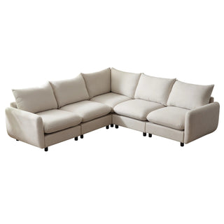 L Shaped Modular Free Combination Sectional Sofa Dweva