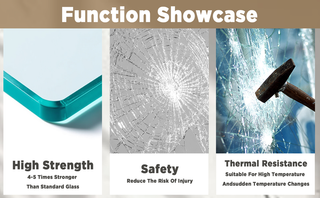 56-60" W × 60" H Tempered Glass with Explosion Proof Film, Aluminum Frame Double Sliding Shower Door, "1/4 (6 mm), Stainless Steel handle, Matte Black Dweva