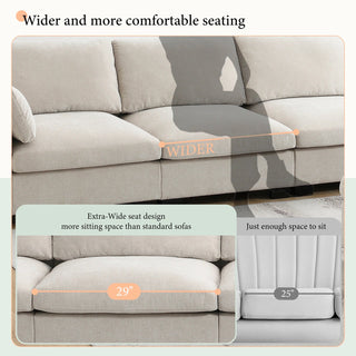130" Modular Sectional Sofa Dweva