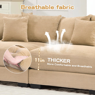 Velora Cloud Modular Sofa - Camel