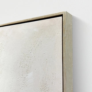 White Highland Cow Canvas Wall Art - Modern Minimalist Animal Art Print for Living Room Bedroom Decor, Framed in Solid Wood, Nature Inspired Wall Decordecorative picture Oil painting Dweva