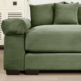 Velora Cloud Modular Sofa - Green