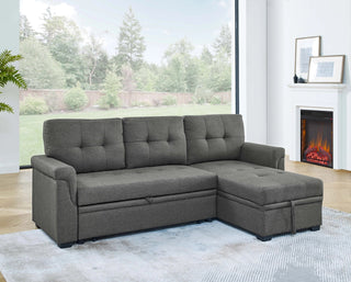 86'' Upholstered Pull-Out Sofa Bed Dweva