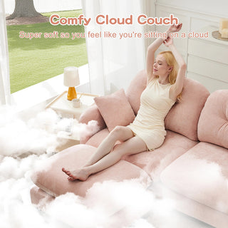 Mira Loveseat With Ottoman Dweva