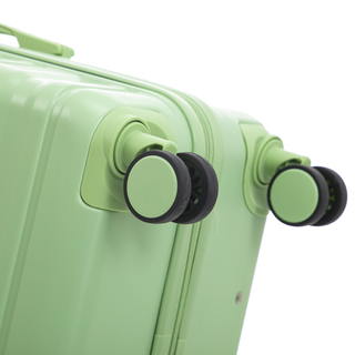 HIFINE TOURIST 20"/24"/28" 3 pcs/set in ABS Spinner Wheel Luggage, Carry on Suitcase, Matching Color, TSA Combination Lock (Green) Dweva