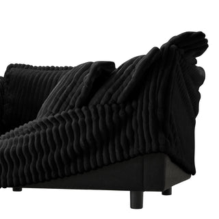 Slipcovered Fluffy Sofa - 2 Seat Dweva