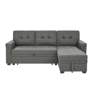 86'' Upholstered Pull-Out Sofa Bed Dweva