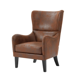 HI-BACK Studded Chair,Arm Chair,Living-room, Study and Bedroom Dweva