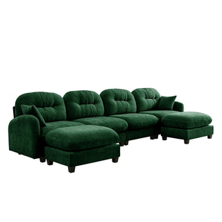 Mira King With Double Ottoman Dweva