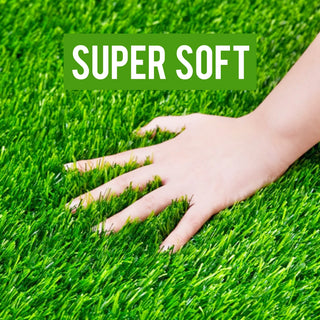 3FT *32FT Artificial turf, professional dog mat large turf outdoor carpet terrace pet lawn, artificial carpet with drainage holes(Grass height 0.78 inches/2cm) Dweva