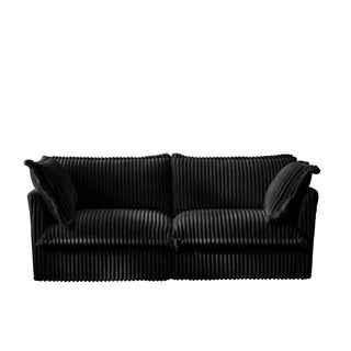 Slipcovered Fluffy Sofa - 2 Seat Dweva