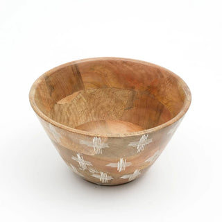 Kiyanne Decorative and Functional Handmade Mango Wood Bowl Dweva