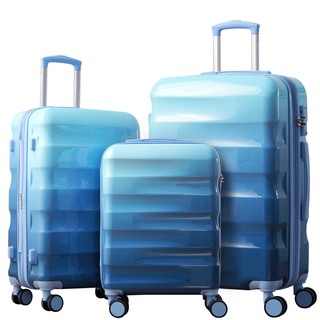 Luggage Set 3 Piece – Hardshell Suitcases with Spinner Wheels and TSA Lock, Lightweight Durable PC+ABS, Vibrant Glossy Expandable Design for Travel (20"/24"/28") Dweva