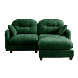 Mira Loveseat With Ottoman Dweva