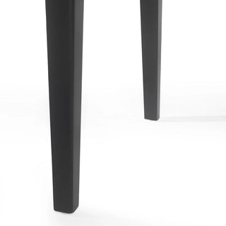 Wood Counter Height Dining Table, Antique Black, 35"D x 59.1"W x 36.5"H Dweva