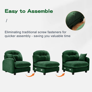 Loveseat Cloud Sectional Couches Dweva