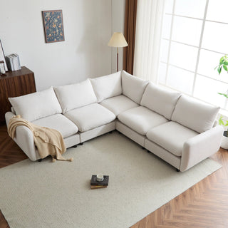 L Shaped Modular Free Combination Sectional Sofa Dweva