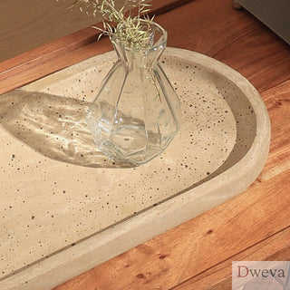 Gracie Oaks Nami Handcrafted Platter/Decorative Tray Dweva