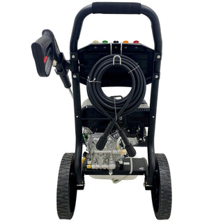 3500PSI Gas Pressure Washer, 2.5GPM Gas Powered High Pressure Washer with 212CC RATO Engine, 5PCS Adjustable Nozzles, Onboard Soap Tank, Spray Gun and Wand, Multi use. Black Color Dweva
