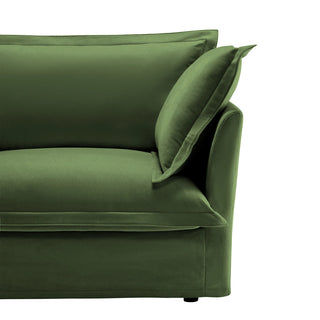 Slipcovered Fluffy Sofa - 3 Seat Dweva