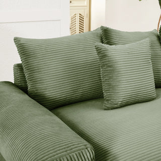 Velora Cloud Modular Sofa - Green
