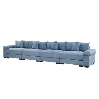 Velora Cloud Modular Sofa - Blue