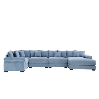Velora Cloud Modular Sofa - Blue