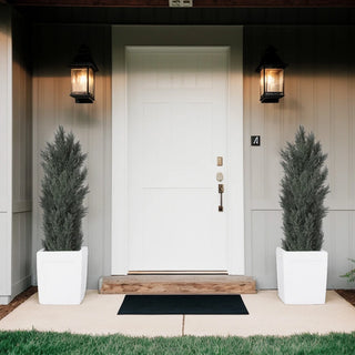 5FT Detachable Artificial Green Cypress Tree Realistic Tall Faux Plant for Indoor and Outdoor Decoration 2pcs/set Dweva