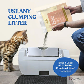 Smart Cat Litter Box Cat Litter Box Wide Opening Dweva