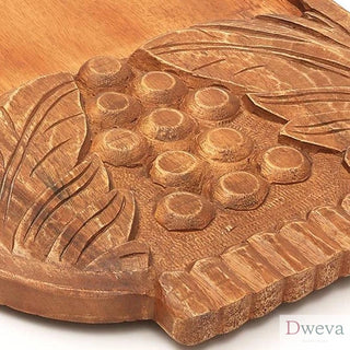 Briano Handmade Wooden Décor & Serving Tray/Platter- 29.5x14x1.5" Dweva