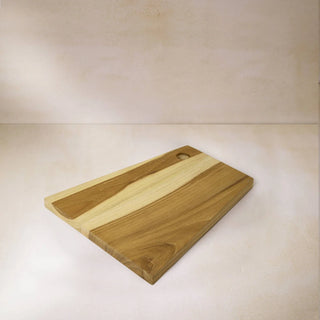 Handmade Teak Wood Cheese/Bread Board Asym-8X10" Dweva