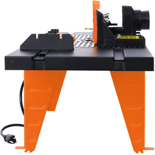 Electric Benchtop Router Table Wood Working Tool,black,orange color Dweva