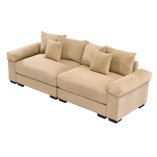 Velora Cloud Modular Sofa - Camel