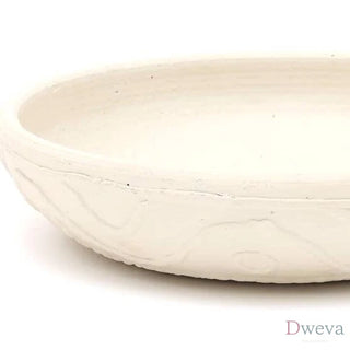 Murran Embossed Terracotta Fruit Bowl (Small) Dweva