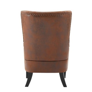 HI-BACK Studded Chair,Arm Chair,Living-room, Study and Bedroom Dweva