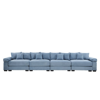 Velora Cloud Modular Sofa - Blue