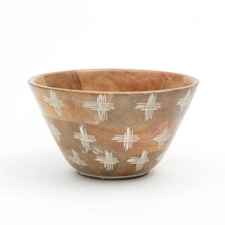 Kiyanne Decorative and Functional Handmade Mango Wood Bowl Dweva