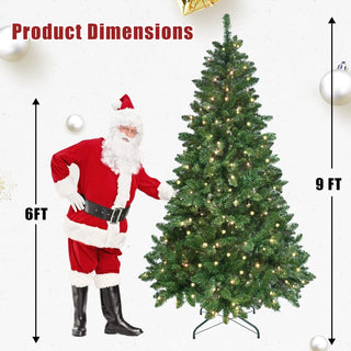 7ft Green Christmas Tree with 400 WiFi-Controlled RGB LED Lights, 1063 PVC Tips, 38 Light Functions, Music Sync, Hinged Structure & Metal Stand – Smart App-Controlled Holiday Tree Dweva