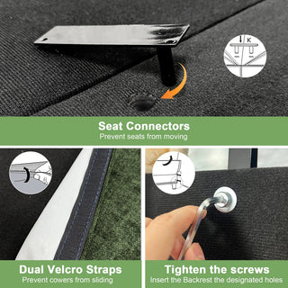 Slipcovered Fluffy Sofa - 3 Seat Dweva