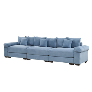 Velora Cloud Modular Sofa - Blue