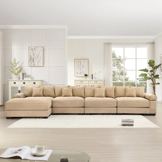 Velora Cloud Modular Sofa - Camel