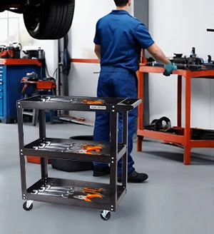 Tool Cart 3-Tier Dweva