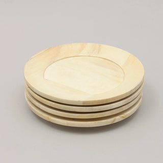 Handcrafted 13" Wood Charger Plate Wooden Dinning Placemat Artisan Wood Tableware Dweva