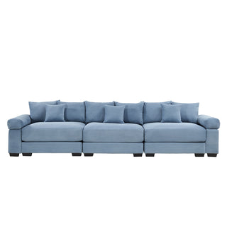 Velora Cloud Modular Sofa - Blue