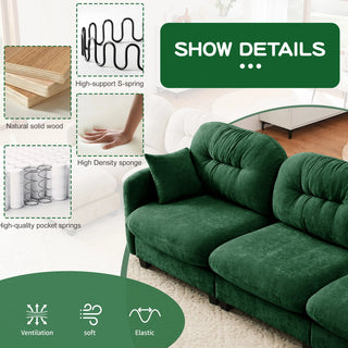 Loveseat Cloud Sectional Couches Dweva