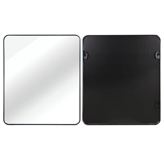 Black 30 "x36" Rectangular Bathroom Wall Mirror Dweva