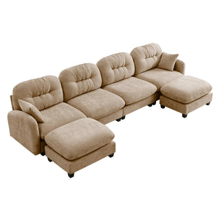 Mira King With Double Ottoman Dweva