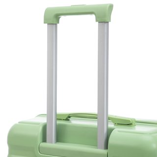 HIFINE TOURIST 20"/24"/28" 3 pcs/set in ABS Spinner Wheel Luggage, Carry on Suitcase, Matching Color, TSA Combination Lock (Green) Dweva