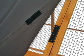 Outdoor Chicken Coop Enclosures 110" Large Kitten Playpen,Upgrade Waterproof Cover Dweva